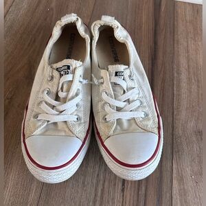 Converse Women’s Off-White Canvas Sneakers